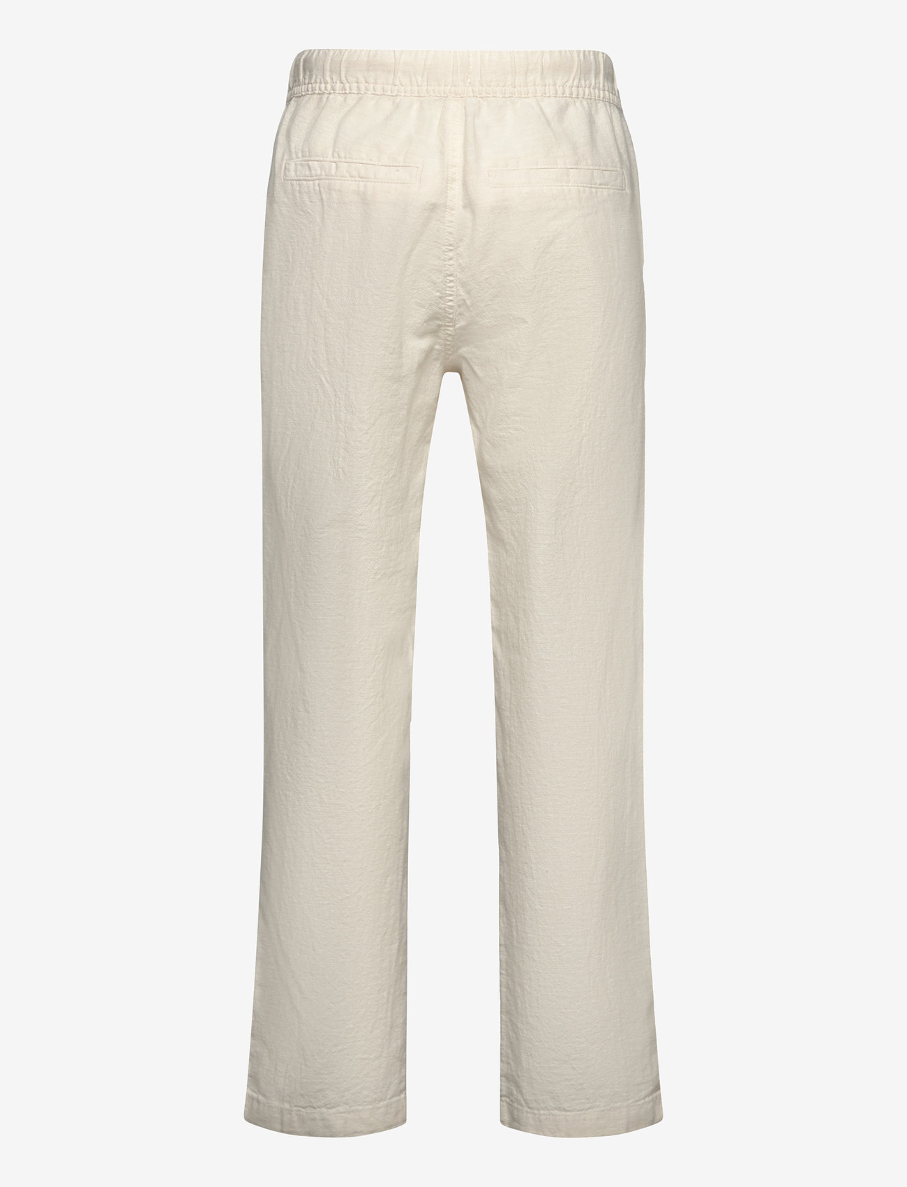 Lindex - Trousers linen blend - laveste priser - light beige - 3