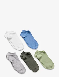 Ankle sock 5 p BB solid, Lindex