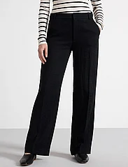 Lindex - Trousers Noor spring - sirge säärega püksid - black - 1
