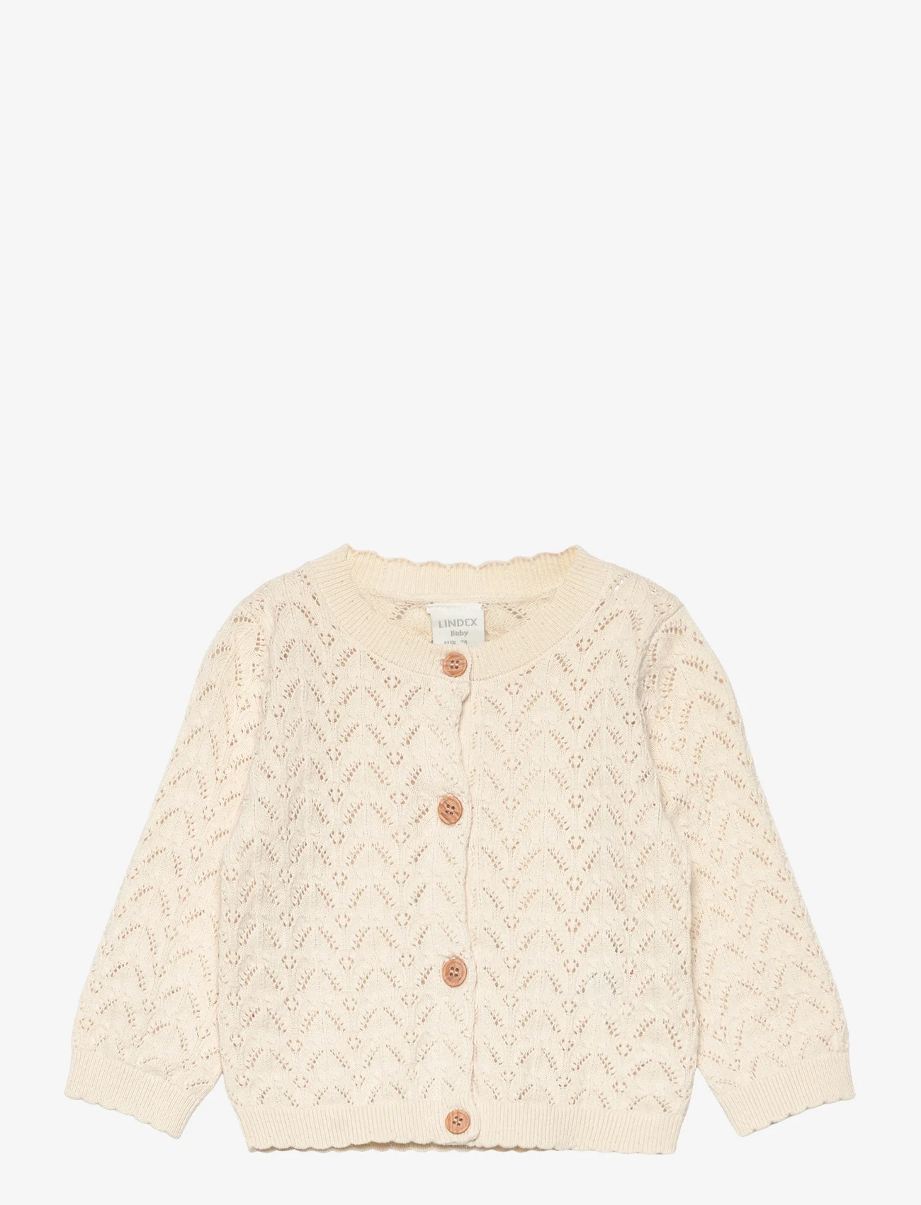 Lindex - Cardigan Pattern knit - kardigany - light beige - 0