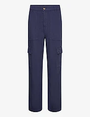 Lindex - Trouser Suzette patch pocket - cargobukser - dark blue - 0