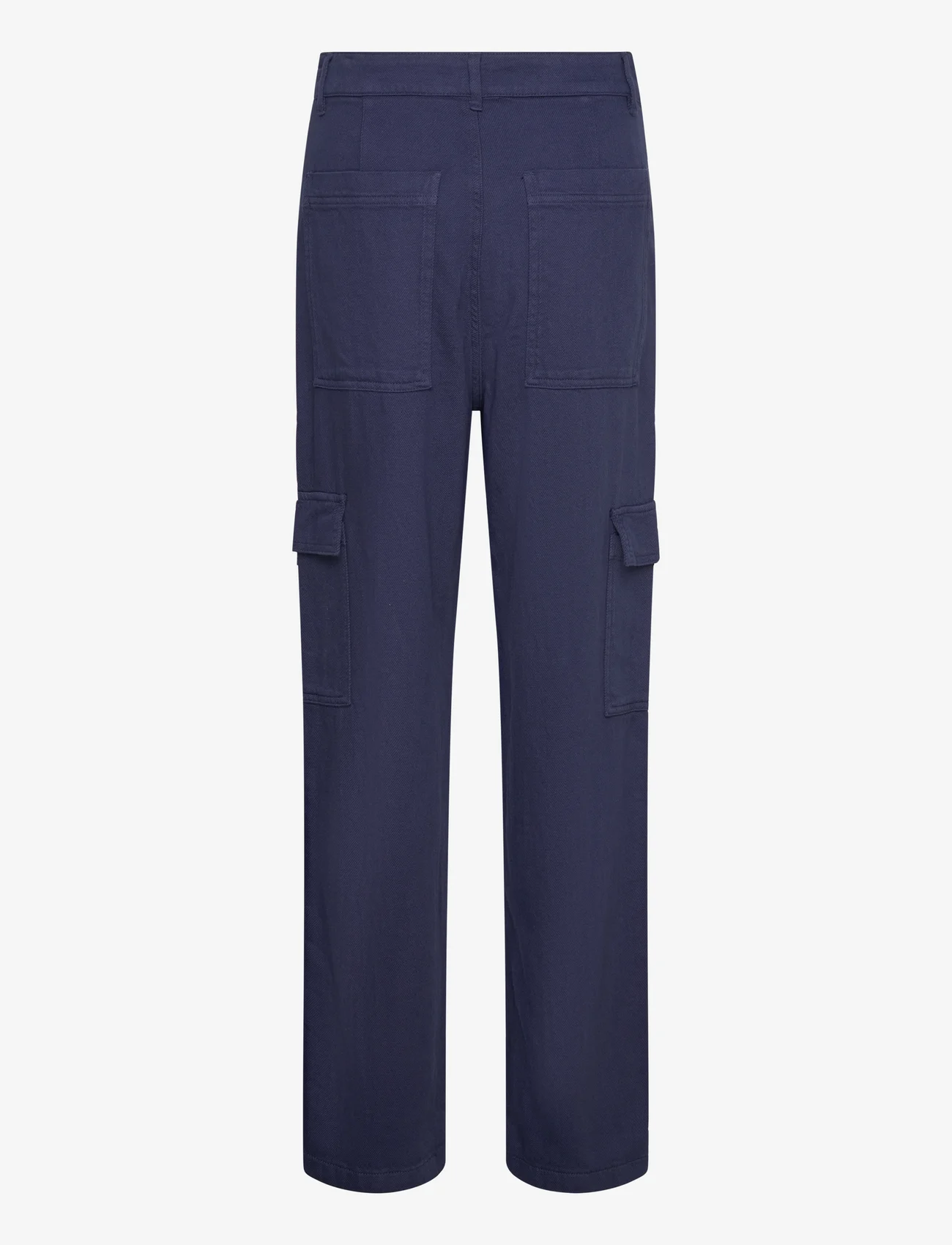 Lindex - Trouser Suzette patch pocket - cargobukser - dark blue - 1