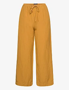 Trousers Bella linen cropped, Lindex