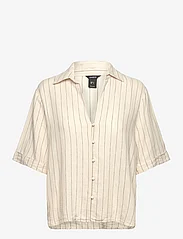 Lindex - Shirt Edda - lininiai marškiniai - light beige - 0