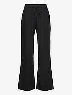Trousers linen - BLACK