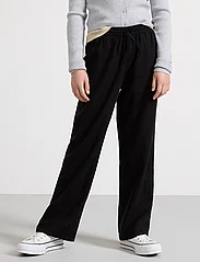 Lindex - Trousers linen - trousers - black - 0
