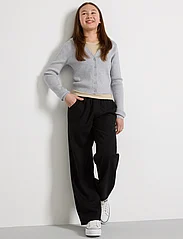 Lindex - Trousers linen - trousers - black - 4