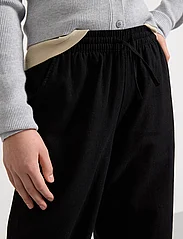 Lindex - Trousers linen - trousers - black - 5