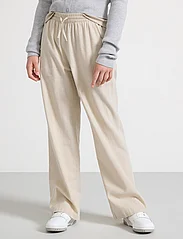 Lindex - Trousers linen - bukser - light beige - 0