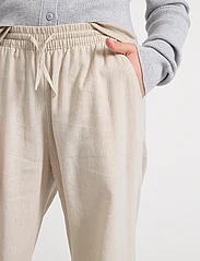 Lindex - Trousers linen - bukser - light beige - 4