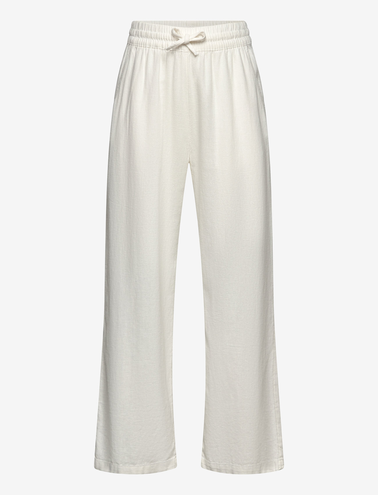 Lindex - Trousers linen - laveste priser - off white - 1