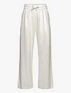 Trousers linen - OFF WHITE