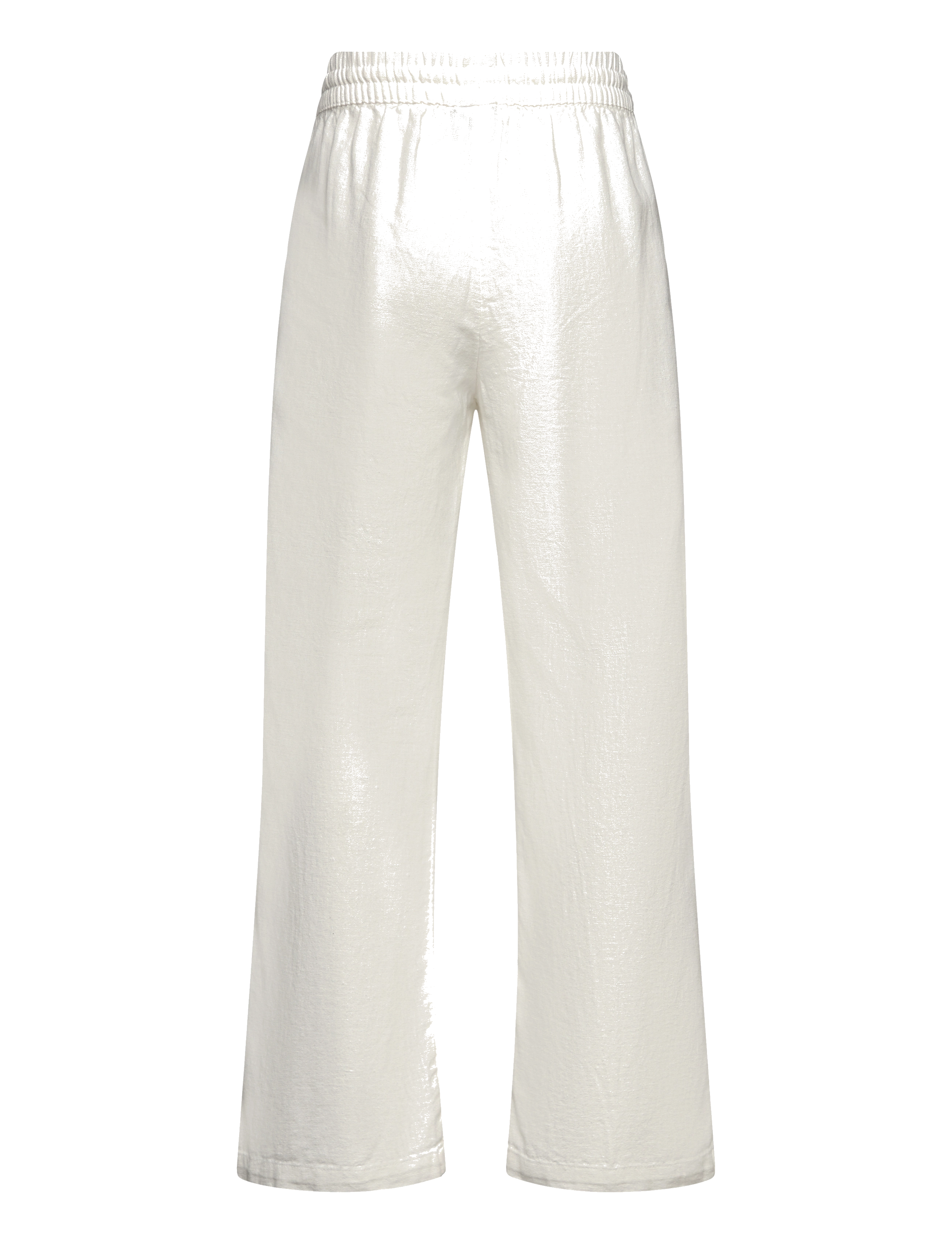 Lindex - Trousers linen - kelnės - off white - 2