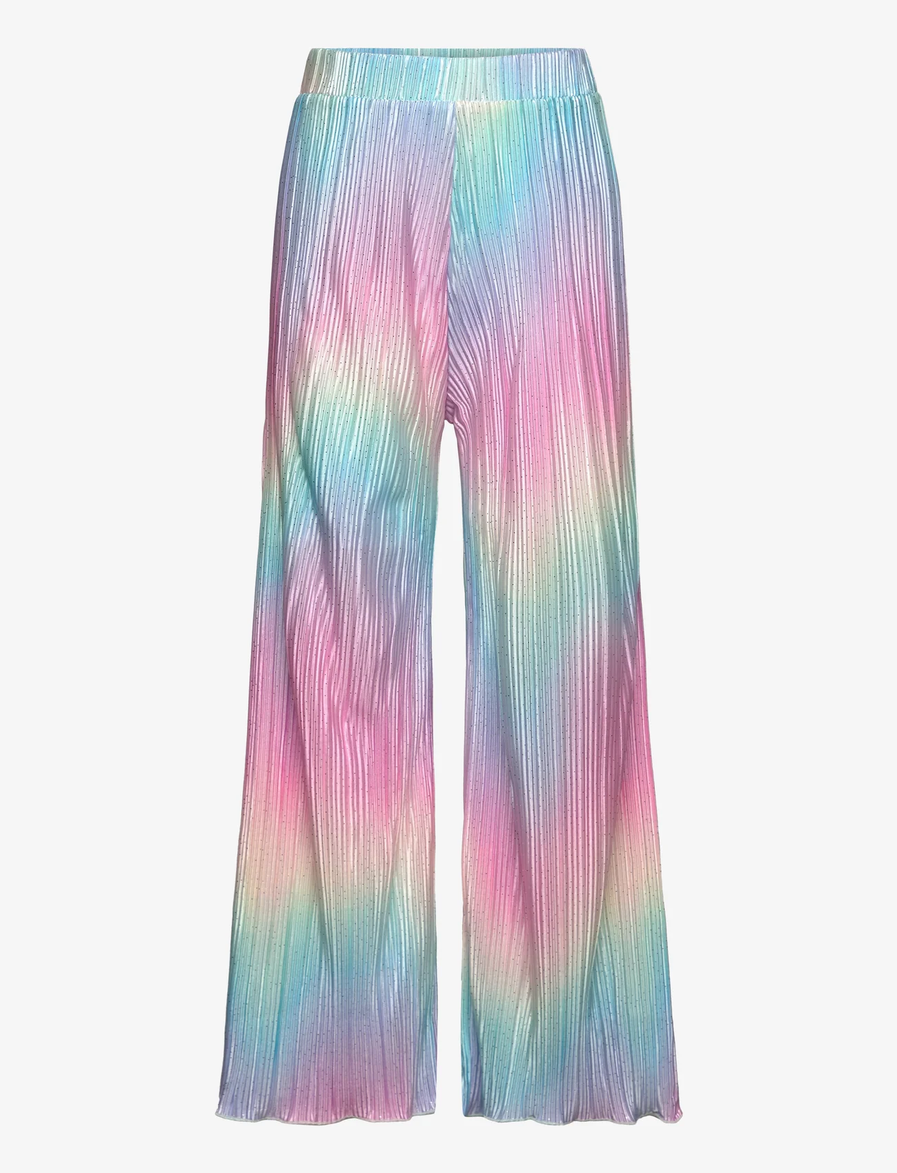 Lindex - Trouser jersey plisse rainbow - alhaisimmat hinnat - light pink - 0