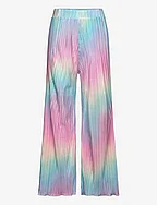 Trouser jersey plisse rainbow - LIGHT PINK