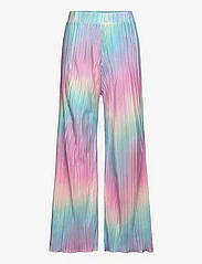 Lindex - Trouser jersey plisse rainbow - housut - light pink - 1
