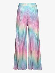 Lindex - Trouser jersey plisse rainbow - housut - light pink - 2