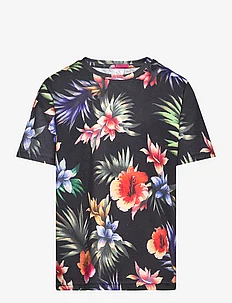 T shirt regular Tropical flowe, Lindex