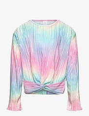 Top jersey plisse rainbow with