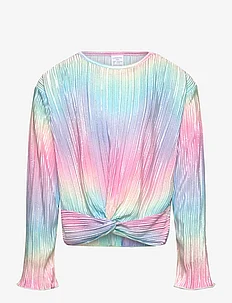 Top jersey plisse rainbow with, Lindex