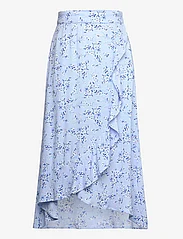 Lindex - Skirt long with flounce - midi skirts - light blue - 1