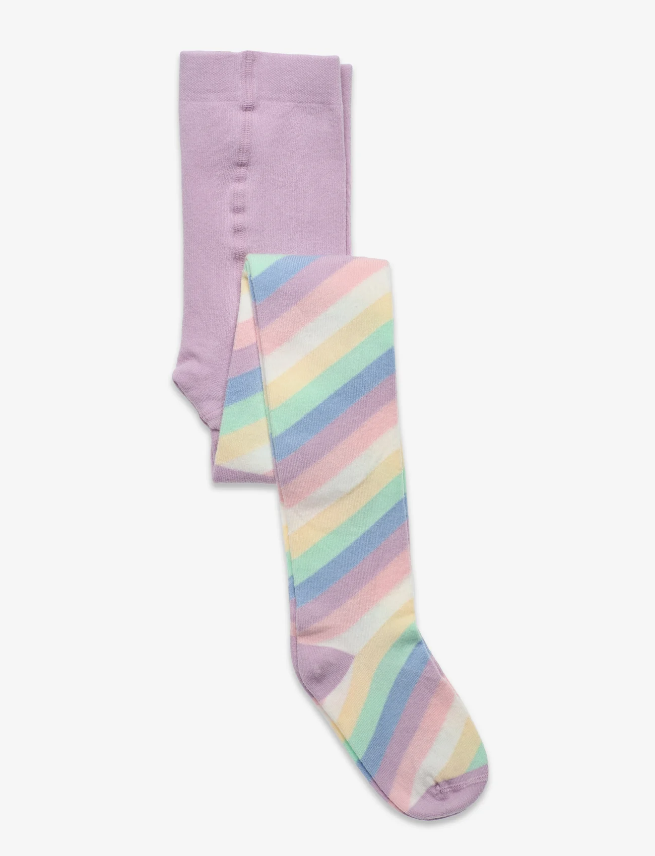 Lindex - Tights SG cotton candy striped - laveste priser - light lilac - 0
