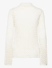 Lindex - Shirt knitted Pegha - long-sleeved shirts - off white - 1