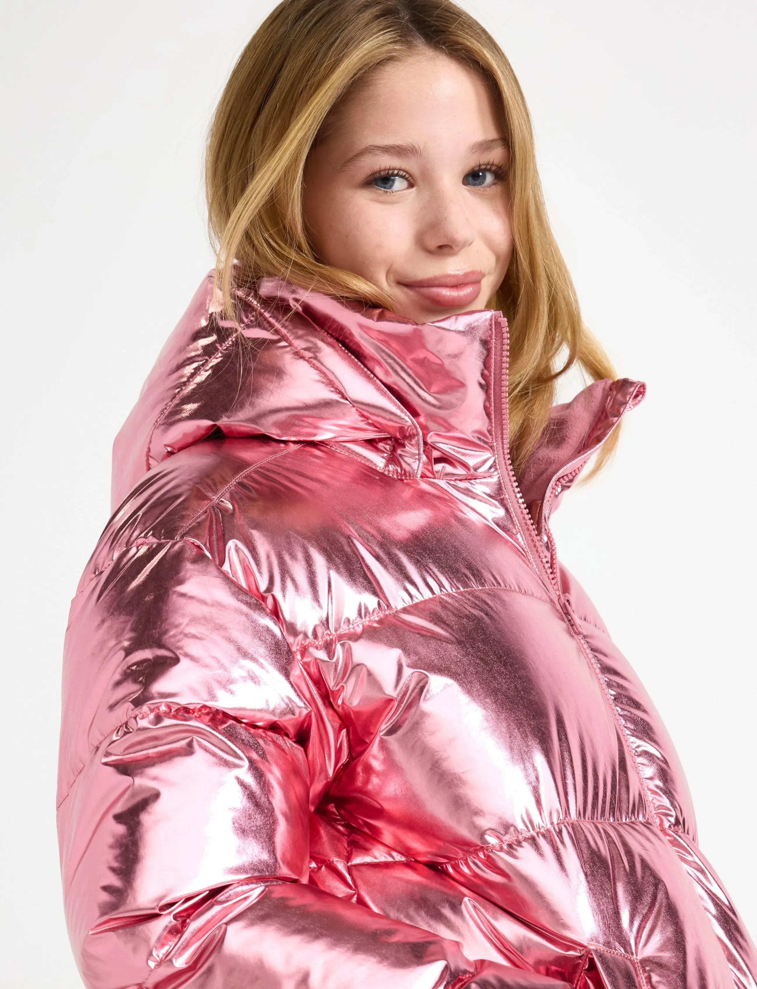Lindex - Vatteret jakke - ytterkläder - dusty pink - 4