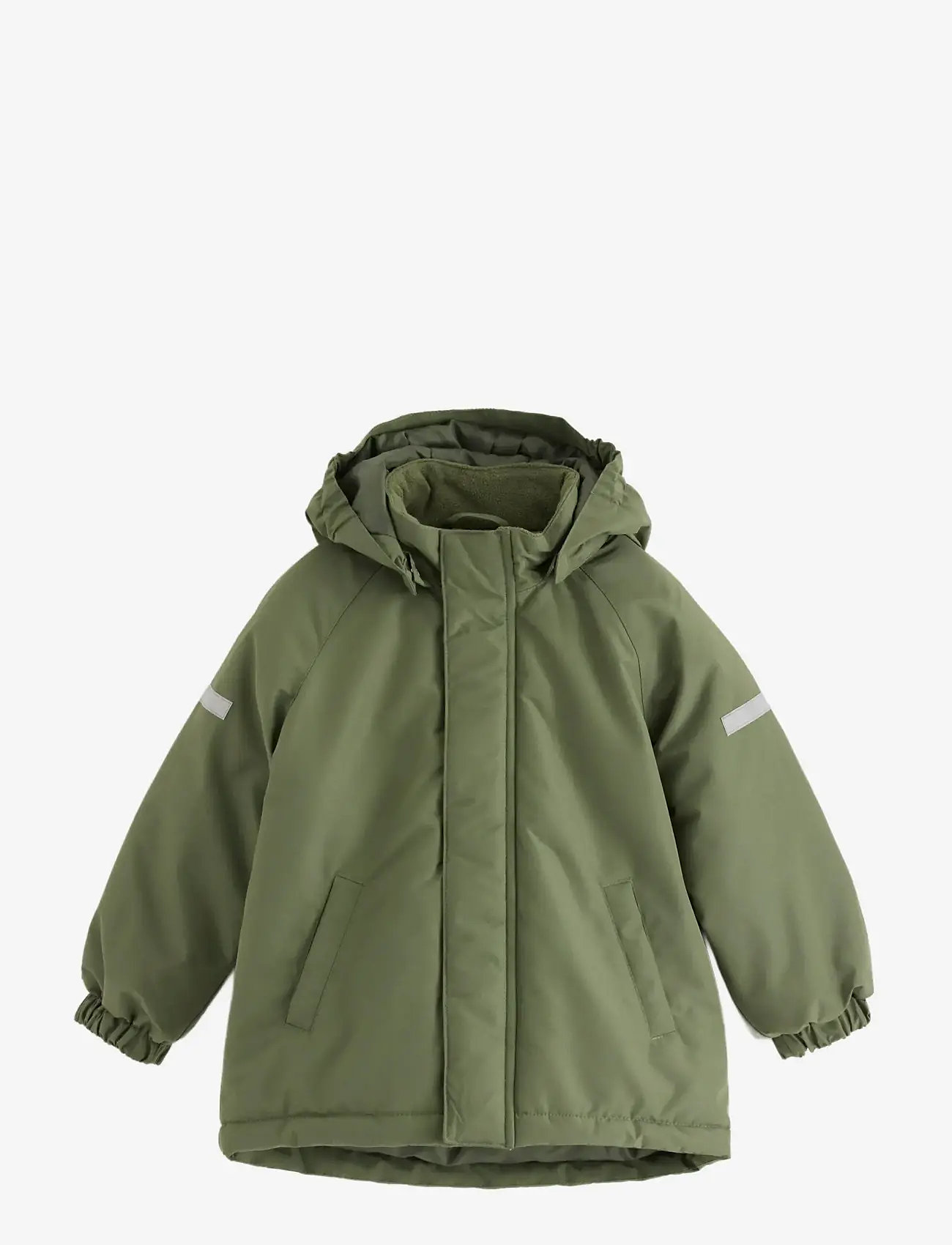 Lindex - Jacket Padded - jacken & mäntel - dark dusty khaki - 0