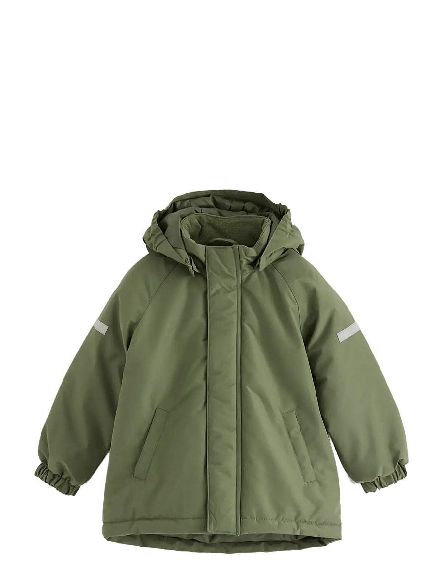 Lindex - Water repellent padded jacket - dunjakker - dark dusty khaki - 1