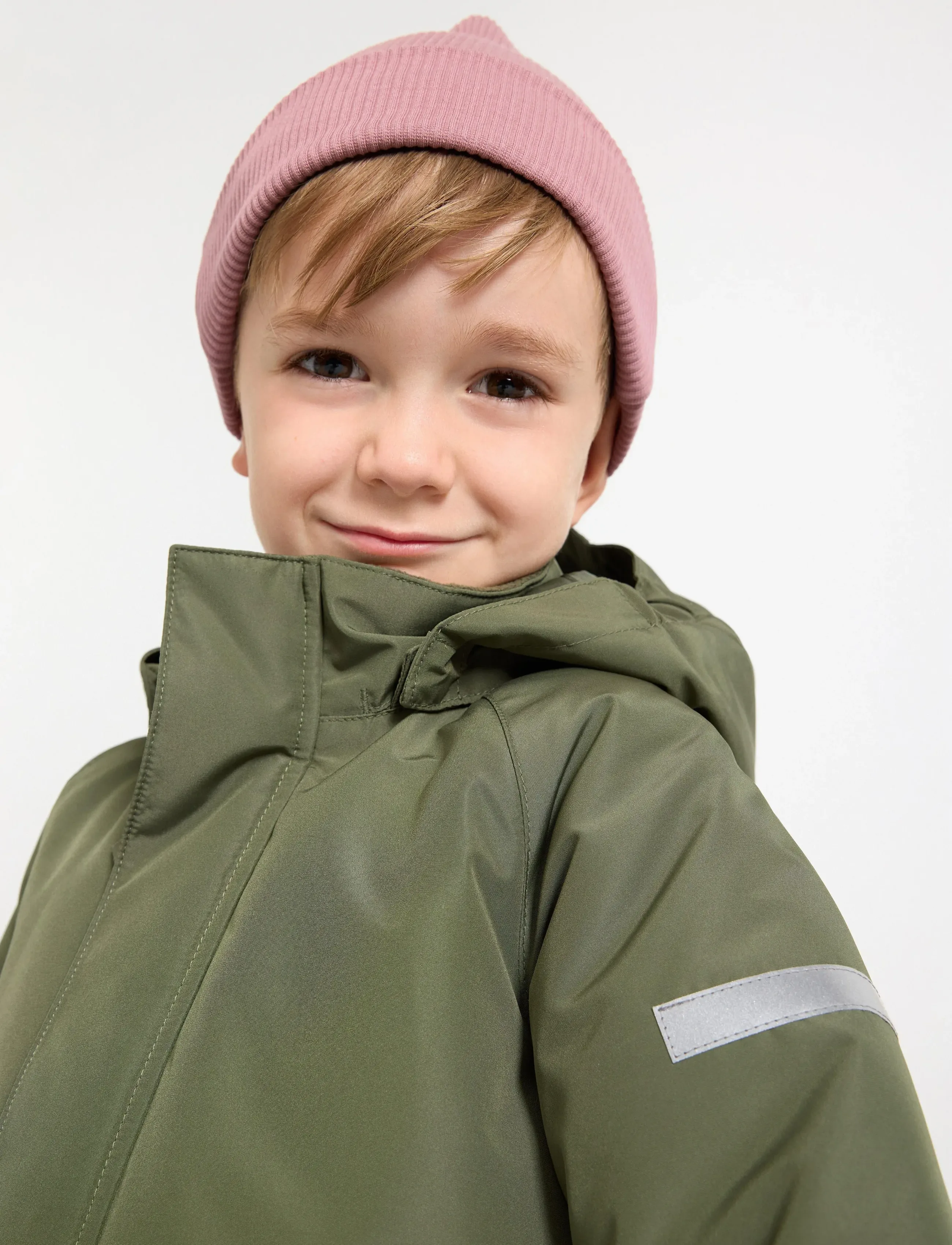 Lindex - Water repellent padded jacket - jacken & mäntel - dark dusty khaki - 4