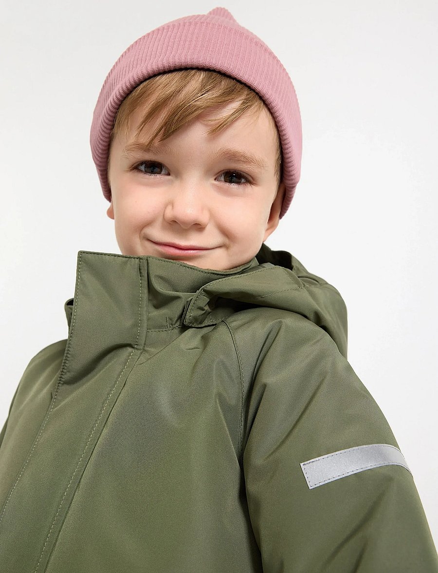 Lindex - Water repellent padded jacket - dunjakker - dark dusty khaki - 4