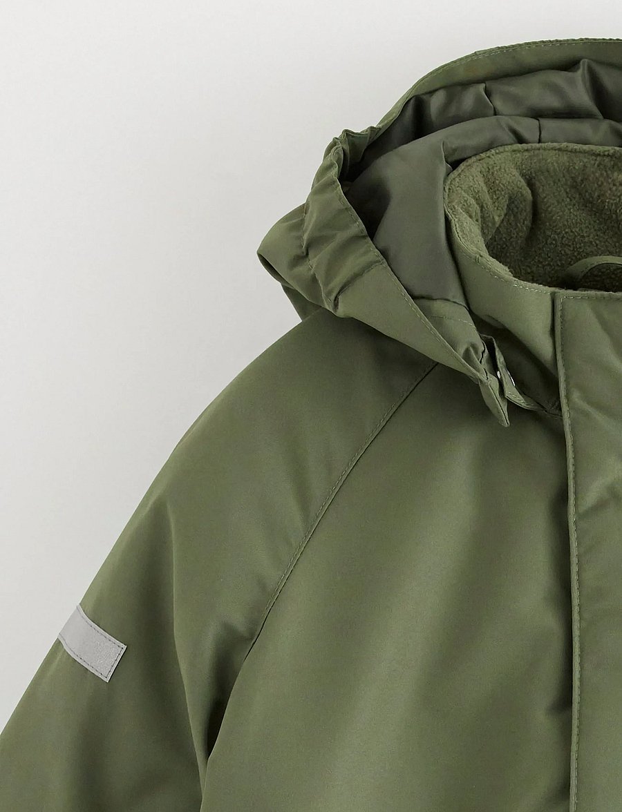 Lindex - Water repellent padded jacket - dunjakker - dark dusty khaki - 5