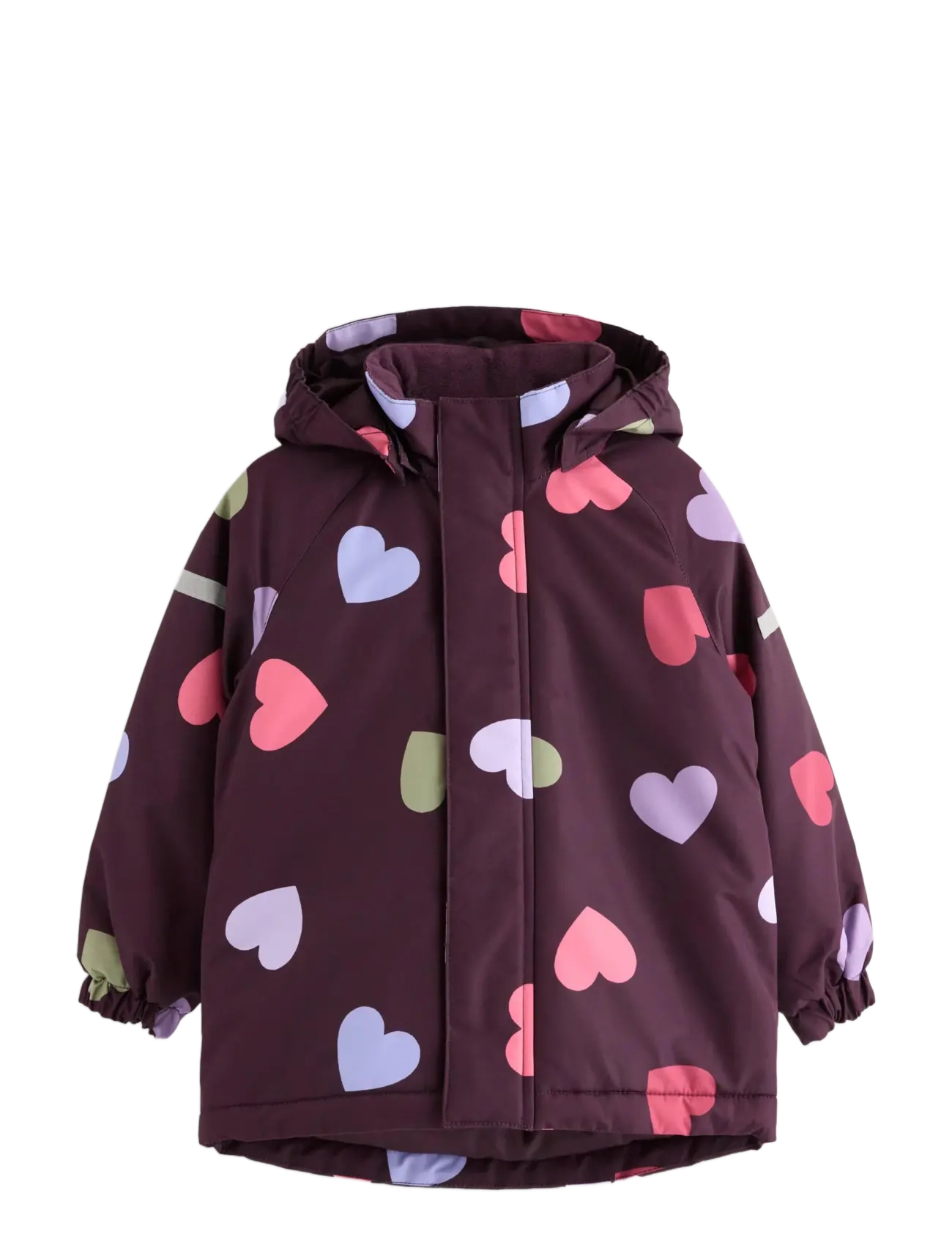 Lindex Water repellent padded jacket - Beebiriided - DARK DUSTY LILAC / purple