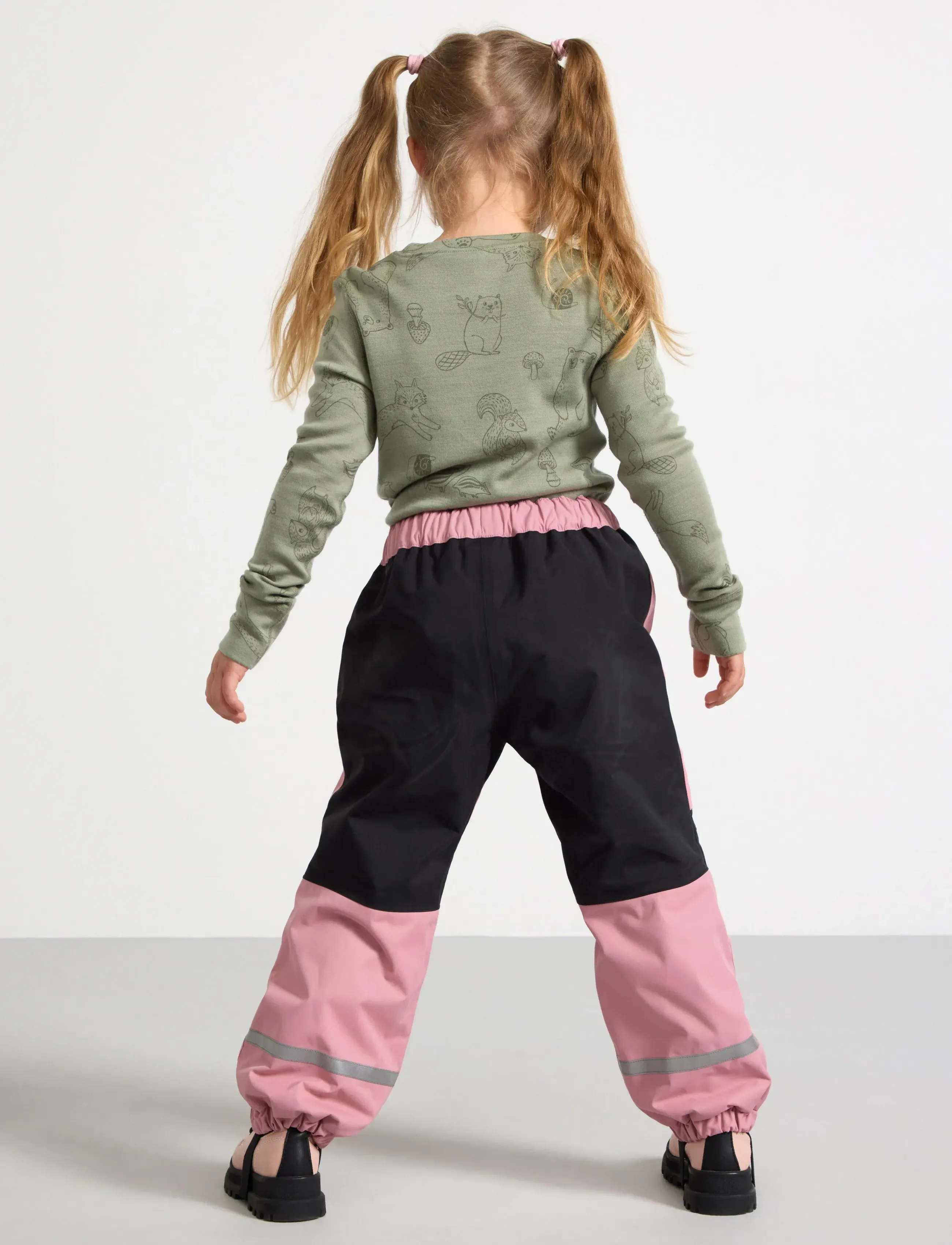 Lindex - Waterproof shell trousers - shell trousers - dark dusty pink - 3