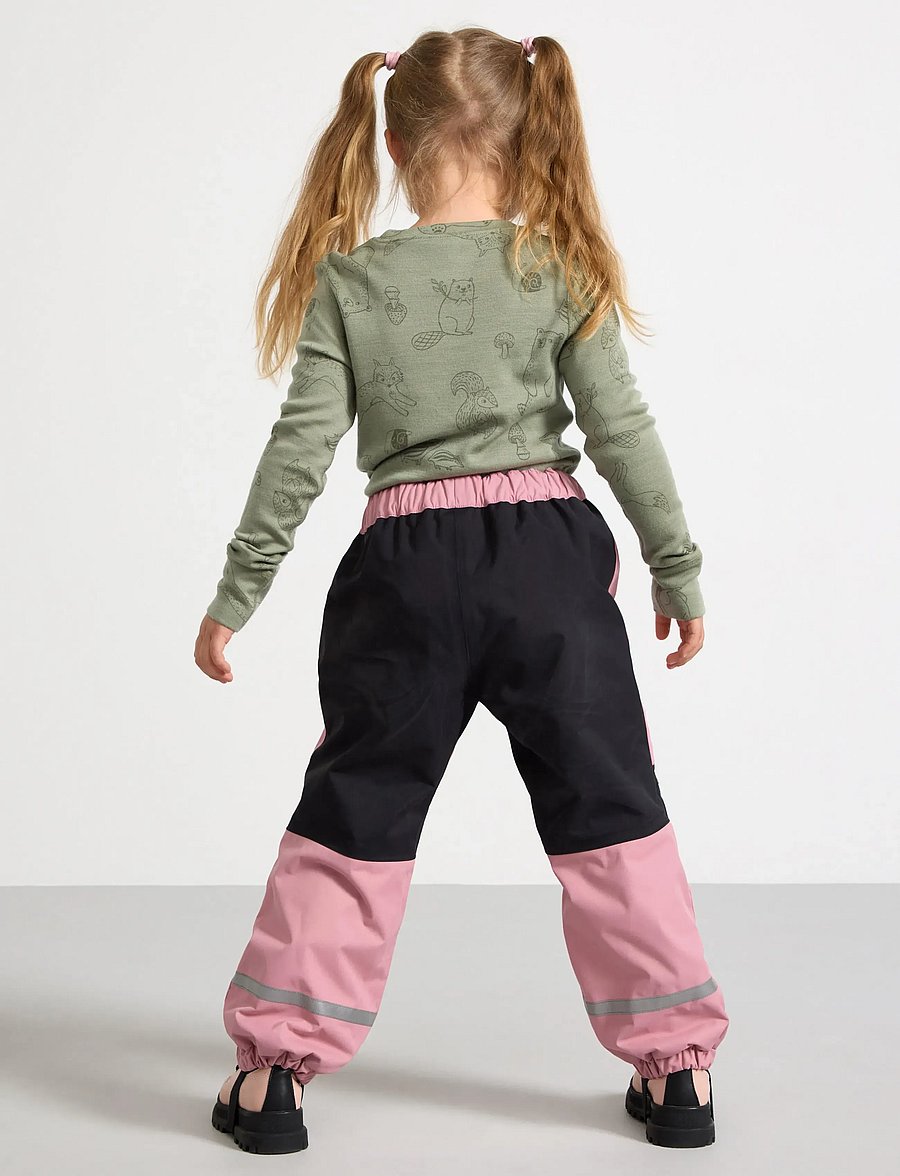 Lindex - Waterproof shell trousers - shell-püksid - dark dusty pink - 3