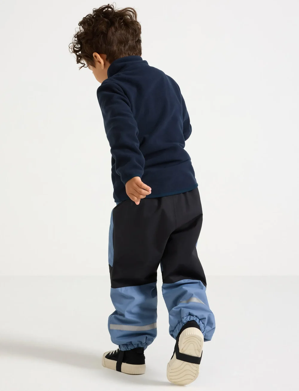 Lindex - Trousers shell small kids - skalbyxor - dusty blue - 3