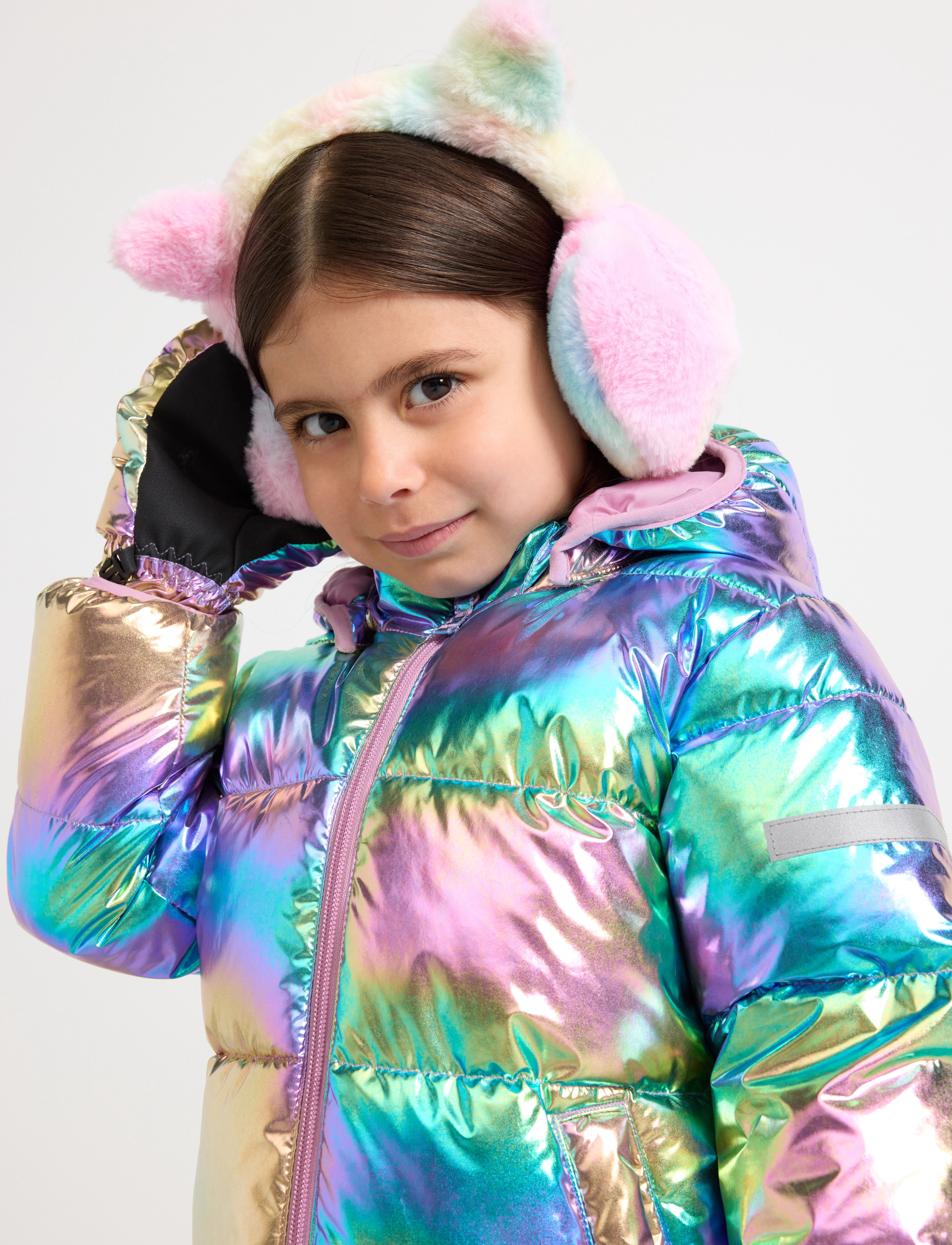 Lindex - Glossy padded jacket - jacken & mäntel - light dusty lilac - 5