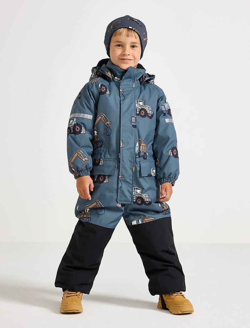 Lindex - Padded waterproof snowsuit - snowsuit - dark grey - 0