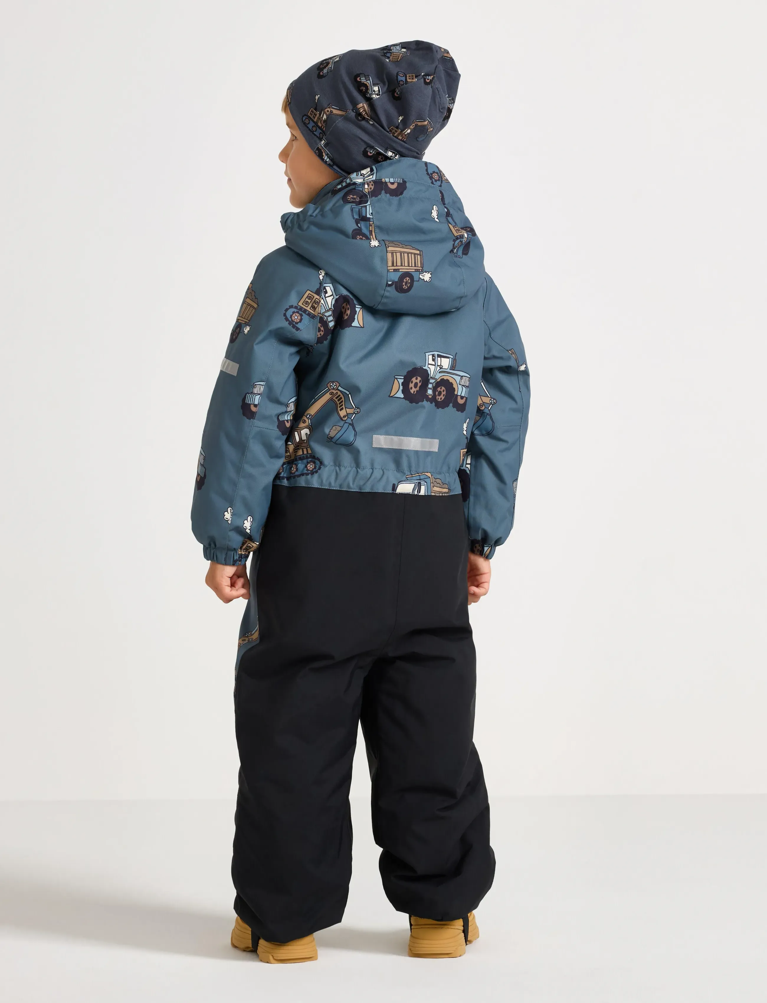 Lindex - Padded waterproof snowsuit - Üleriided - dark grey - 3