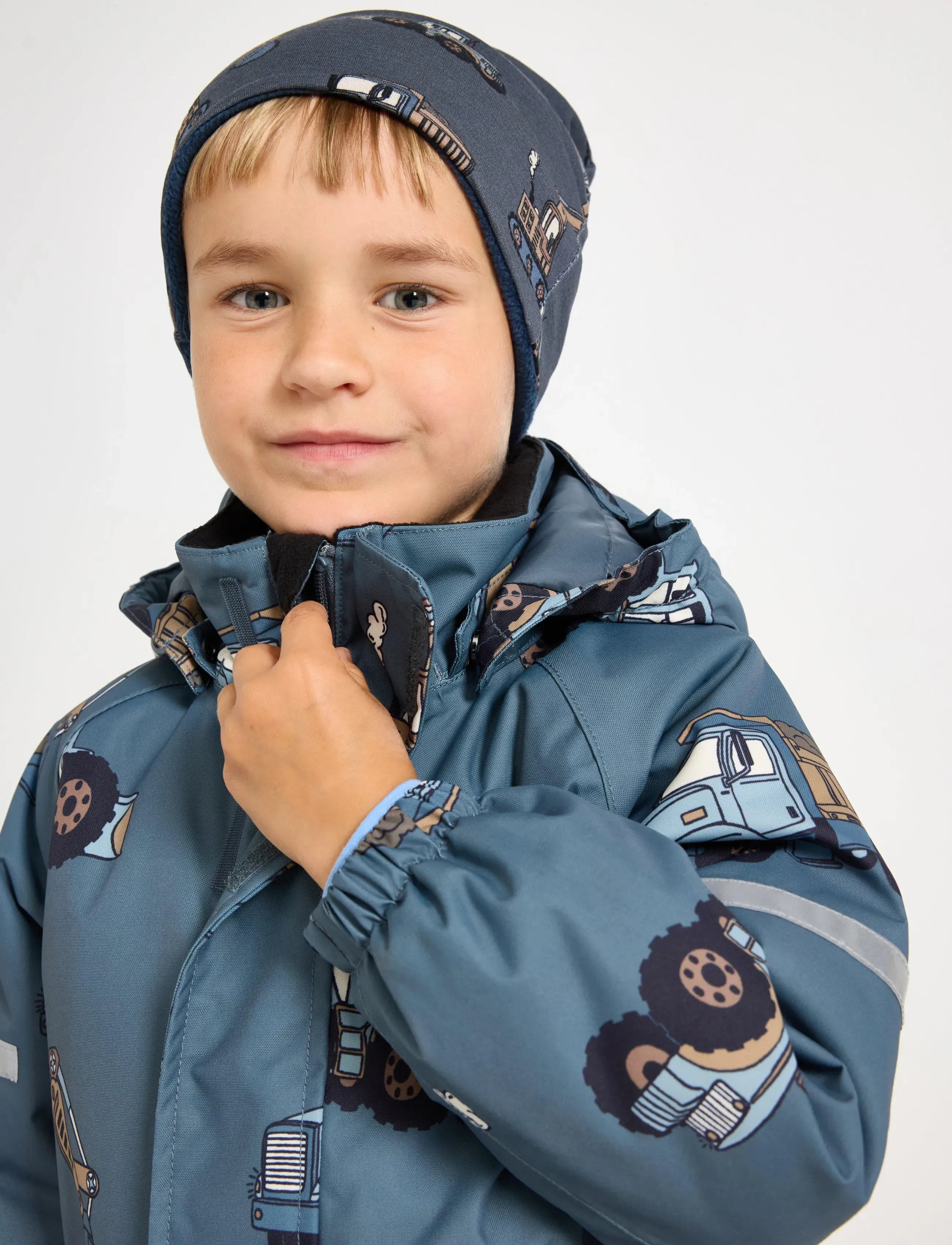 Lindex - Padded waterproof snowsuit - Üleriided - dark grey - 4