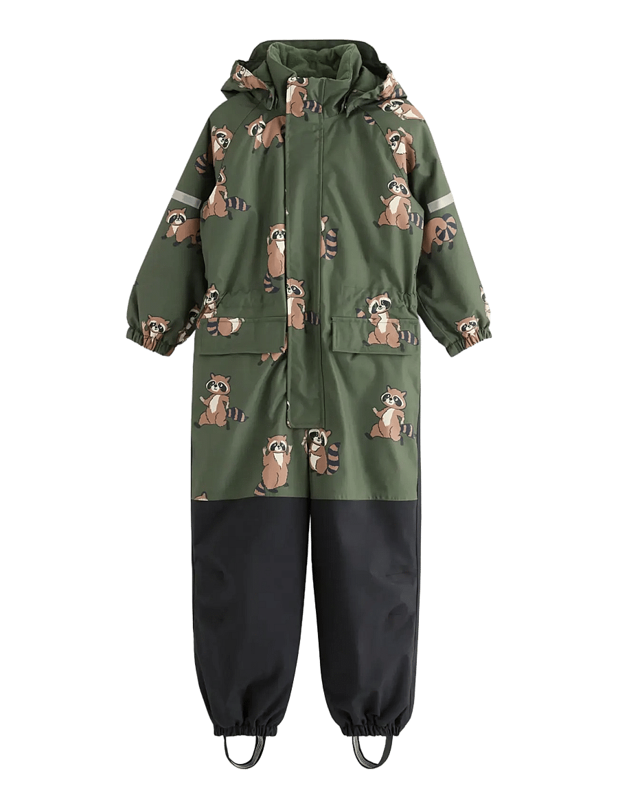 Lindex - Padded waterproof snowsuit - schneeanzug - dusty khaki - 1
