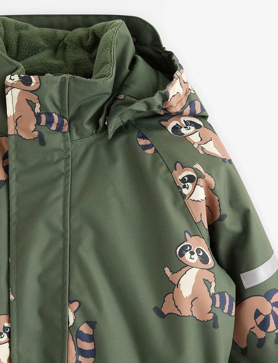 Lindex - Padded waterproof snowsuit - schneeanzug - dusty khaki - 5