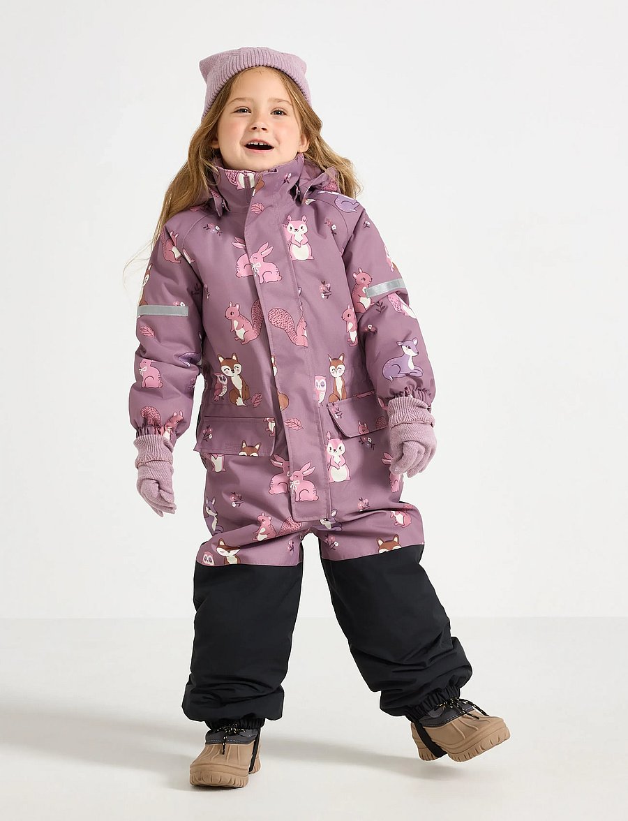 Lindex - Padded waterproof snowsuit - schneeanzug - light dusty lilac - 0