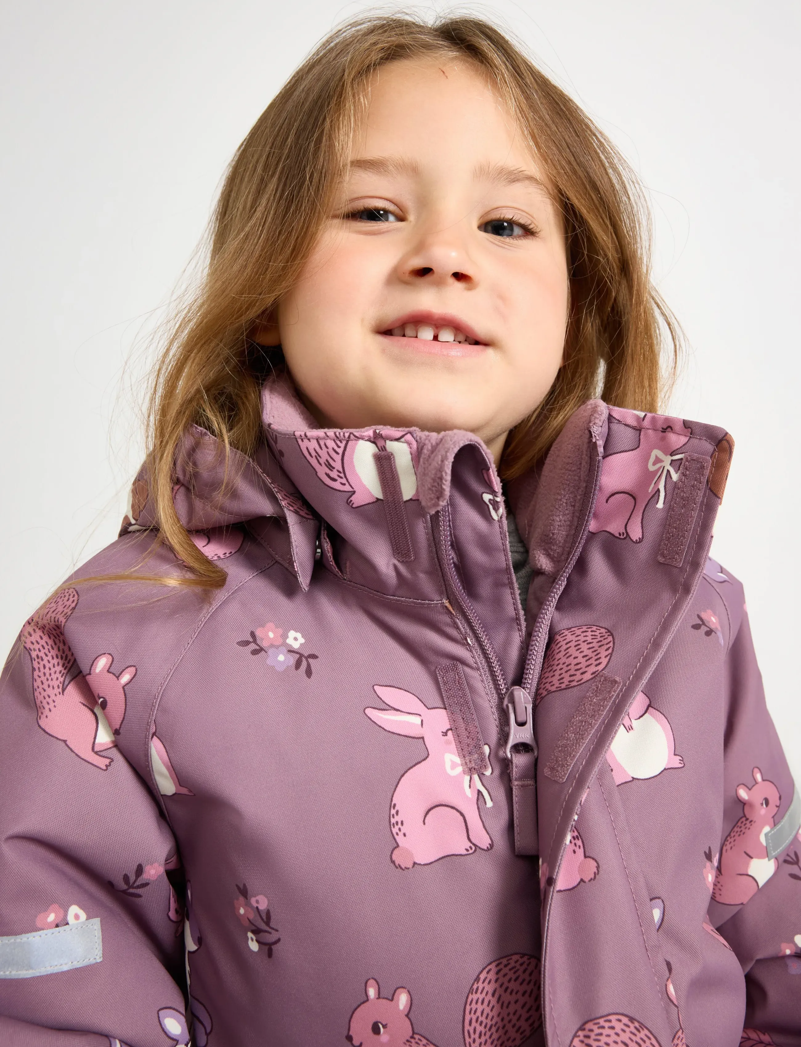 Lindex - Padded waterproof snowsuit - schneeanzug - light dusty lilac - 4