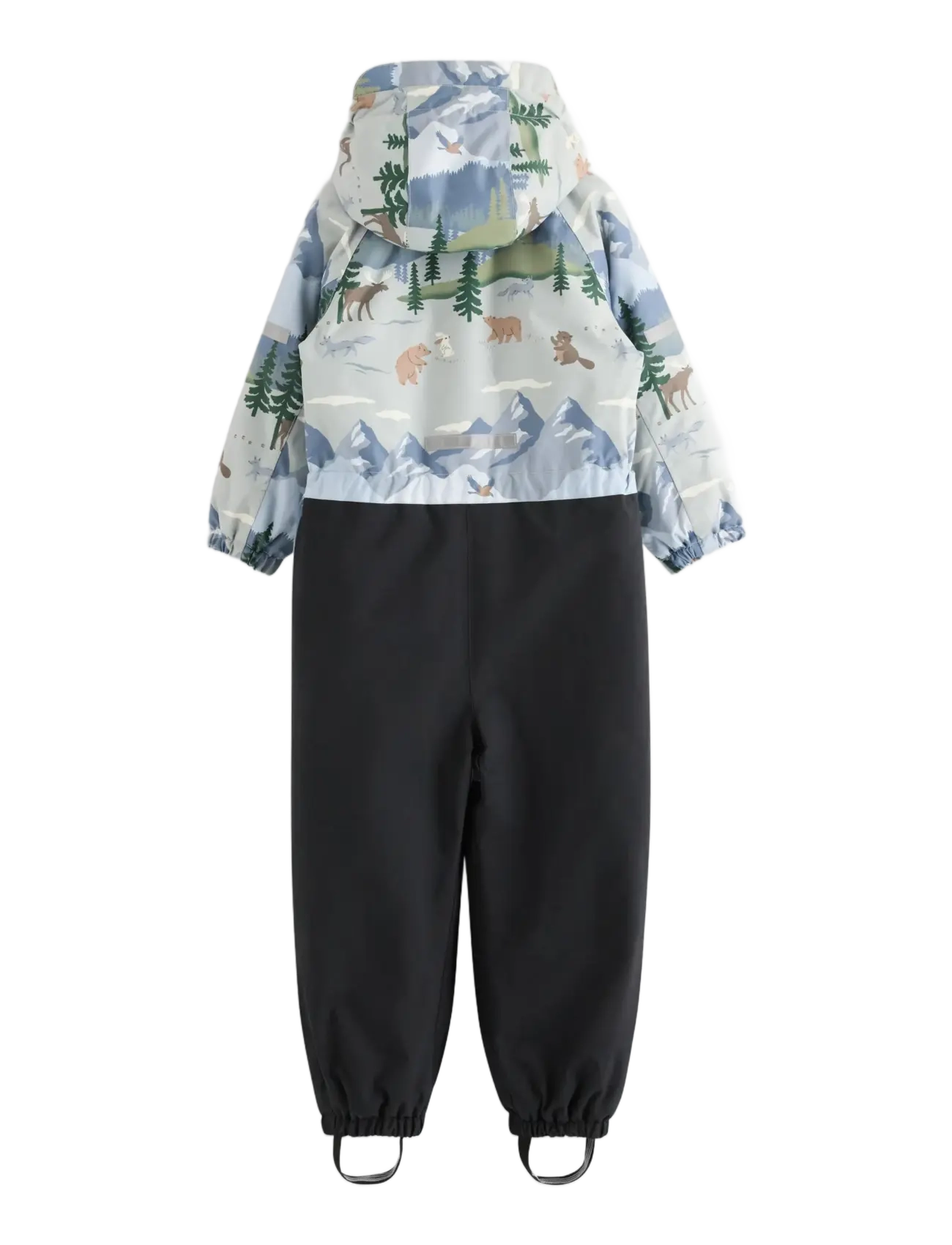 Lindex - Padded waterproof snowsuit - schneeanzug - light dusty turquoise - 2