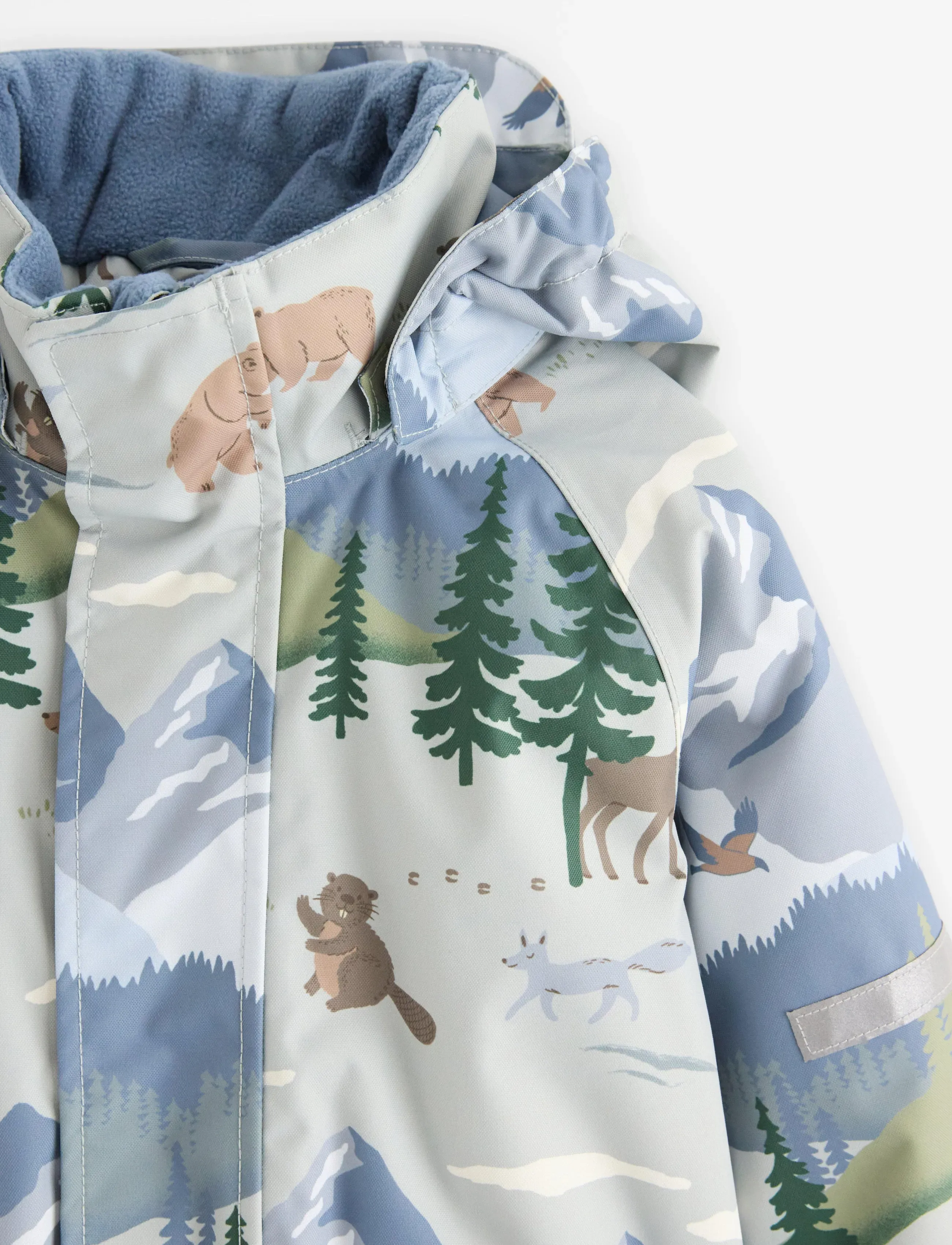 Lindex - Padded waterproof snowsuit - schneeanzug - light dusty turquoise - 5