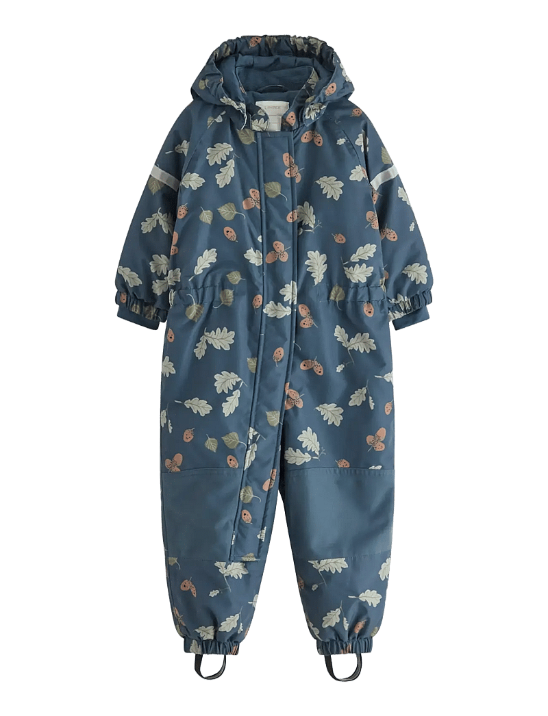 Lindex - Overall Function Taslan Padded - schneeanzug - dark blue - 0