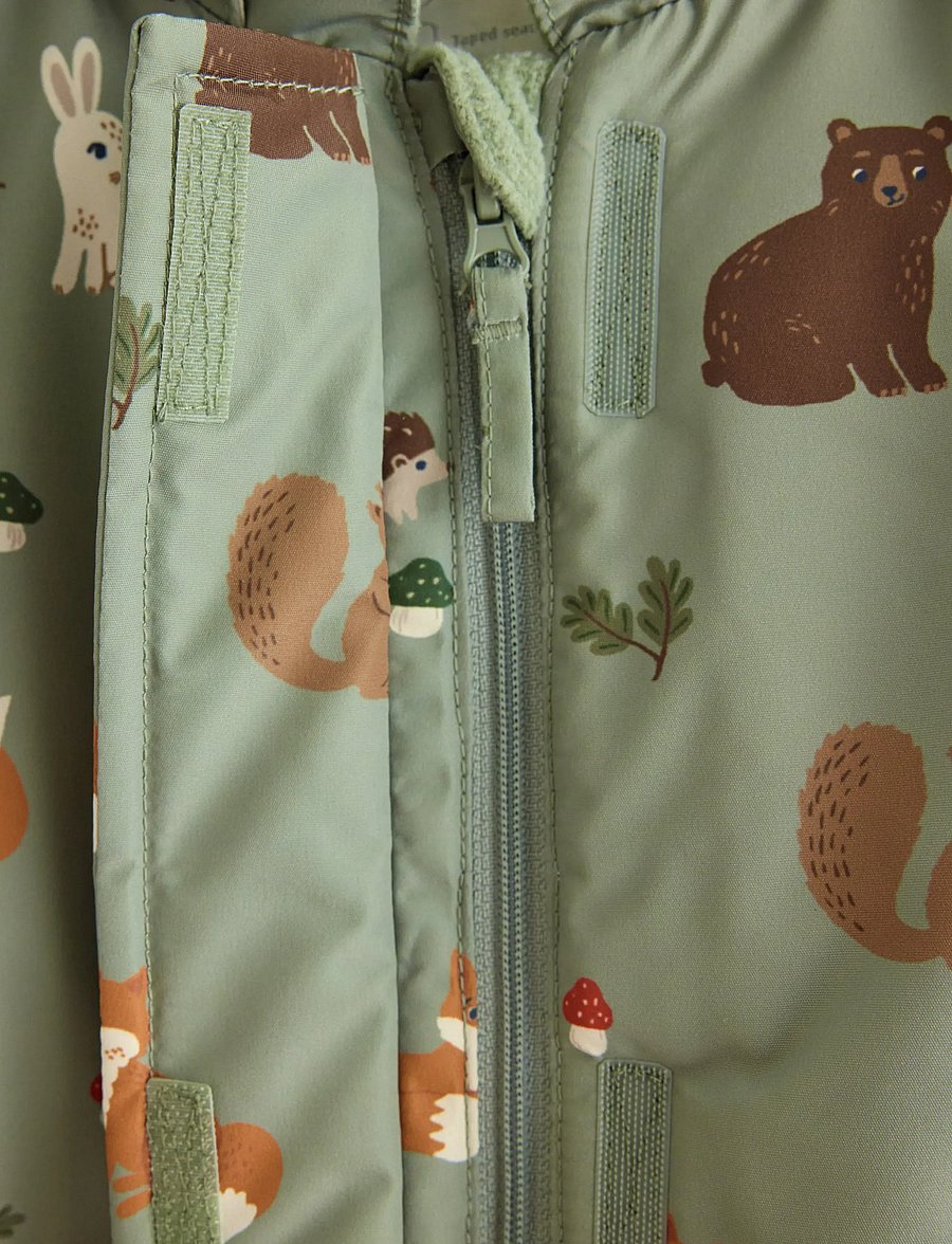 Lindex - Overall Function Taslan Padded - schneeanzug - light dusty green - 2