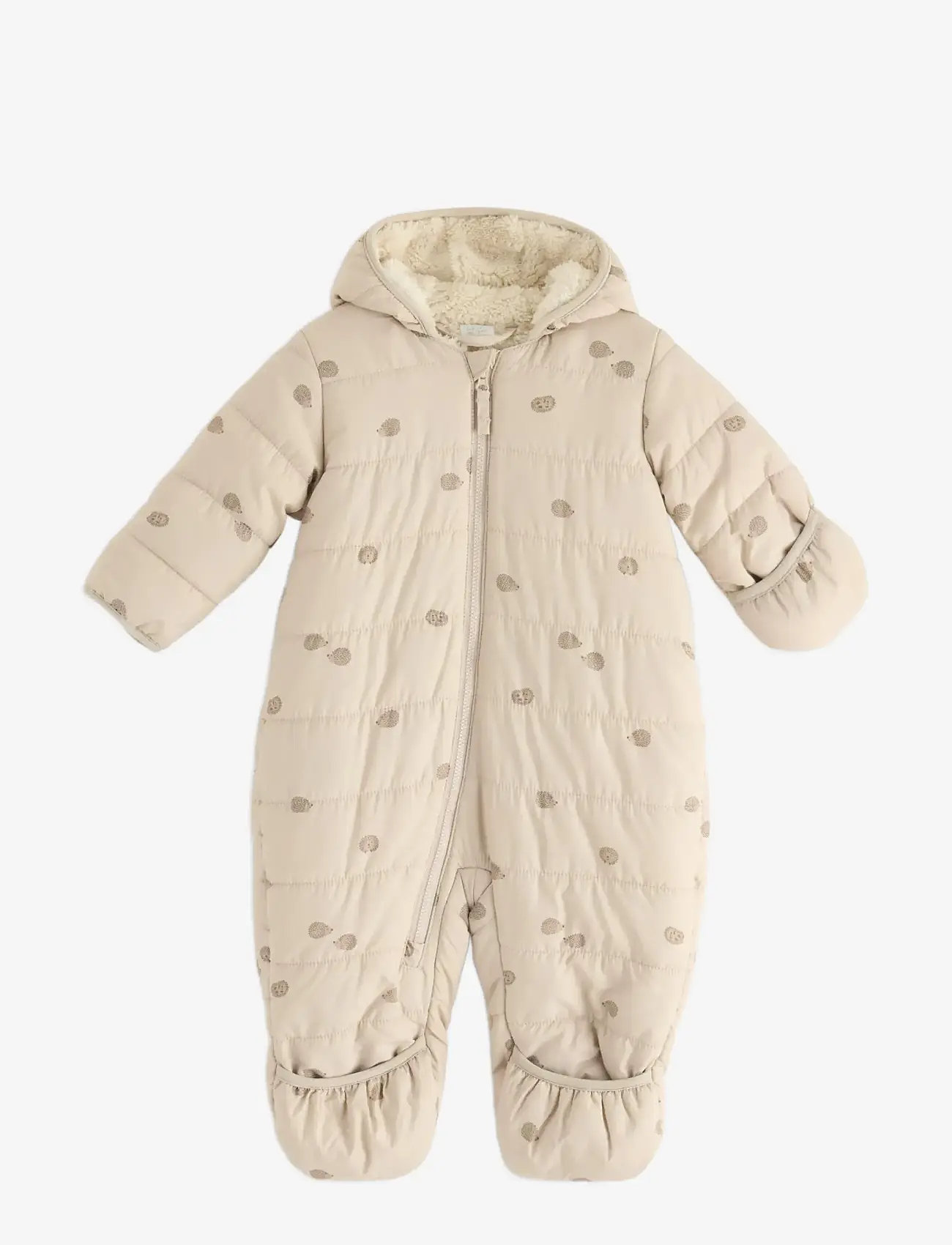 Lindex - Overall Padded with ears - light beige - 0